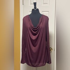 NWOT - Rock & Republic Deep Red Long Sleeve Top